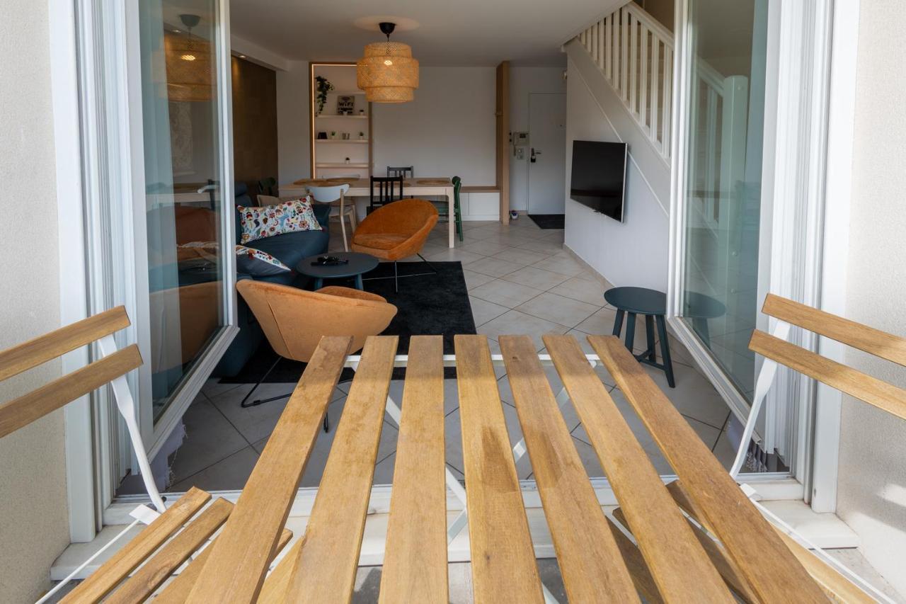 T3 Duplex➽metro➽ Parking➽ Entrée Autonome➽net Flix Ruan